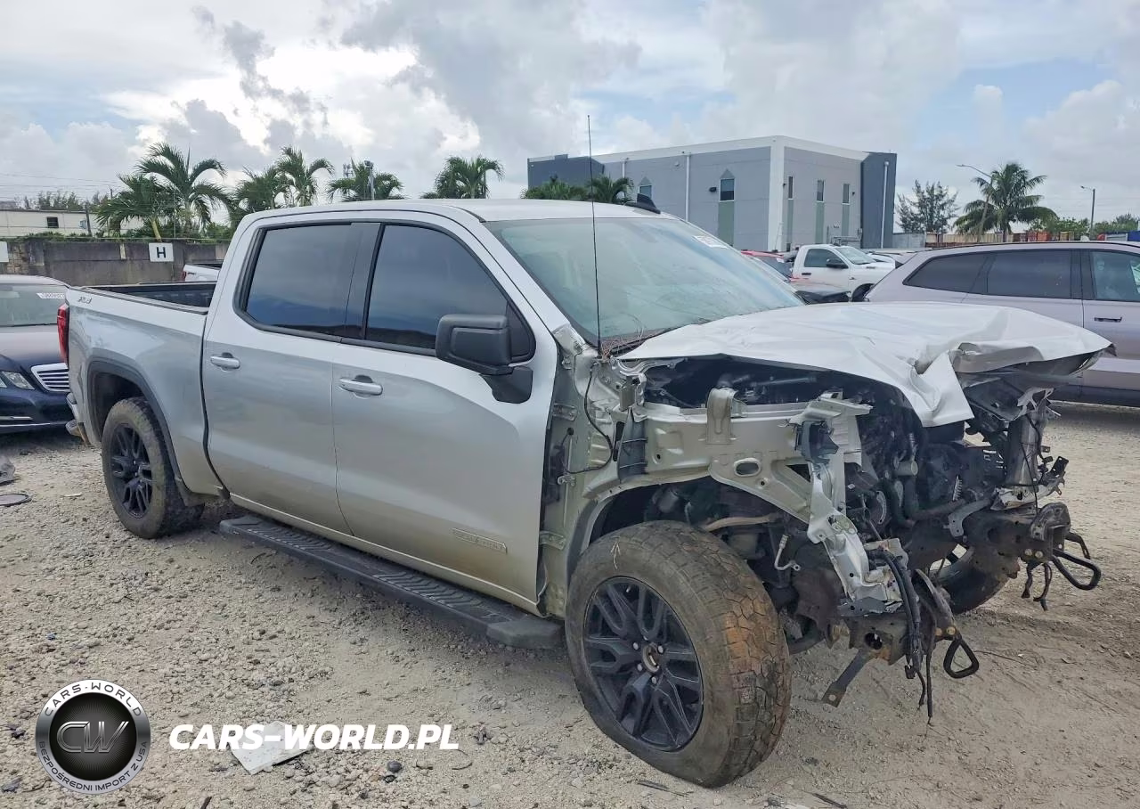 2021 GMC Sierra 1500 4Wd Short Box Elevation VIN:3GTU9CET6MG302826 - 4