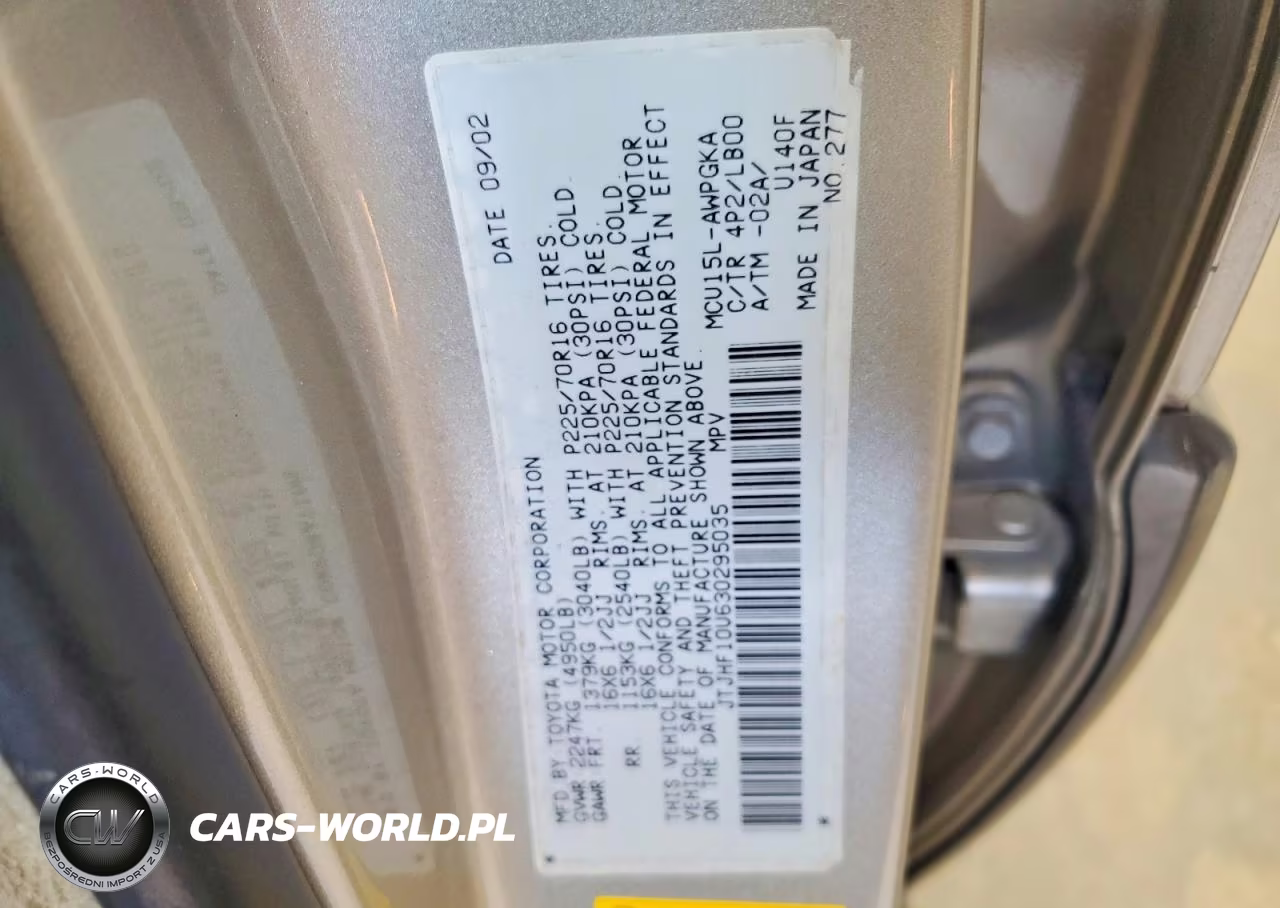 2003 Lexus Rx 300 VIN:JTJHF10U630295035 - 13