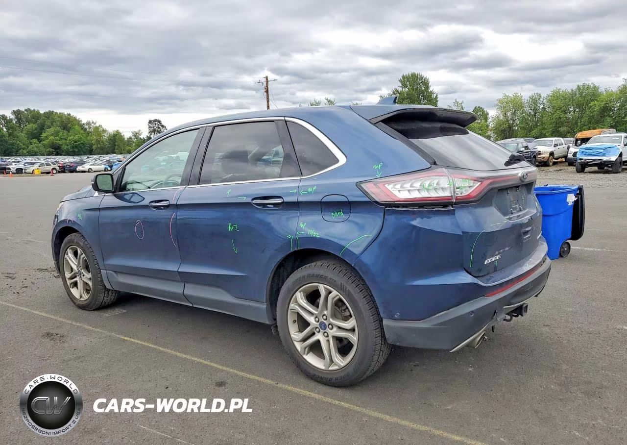2017 Ford Edge Titanium VIN:2FMPK4K81HBC27335 - 2