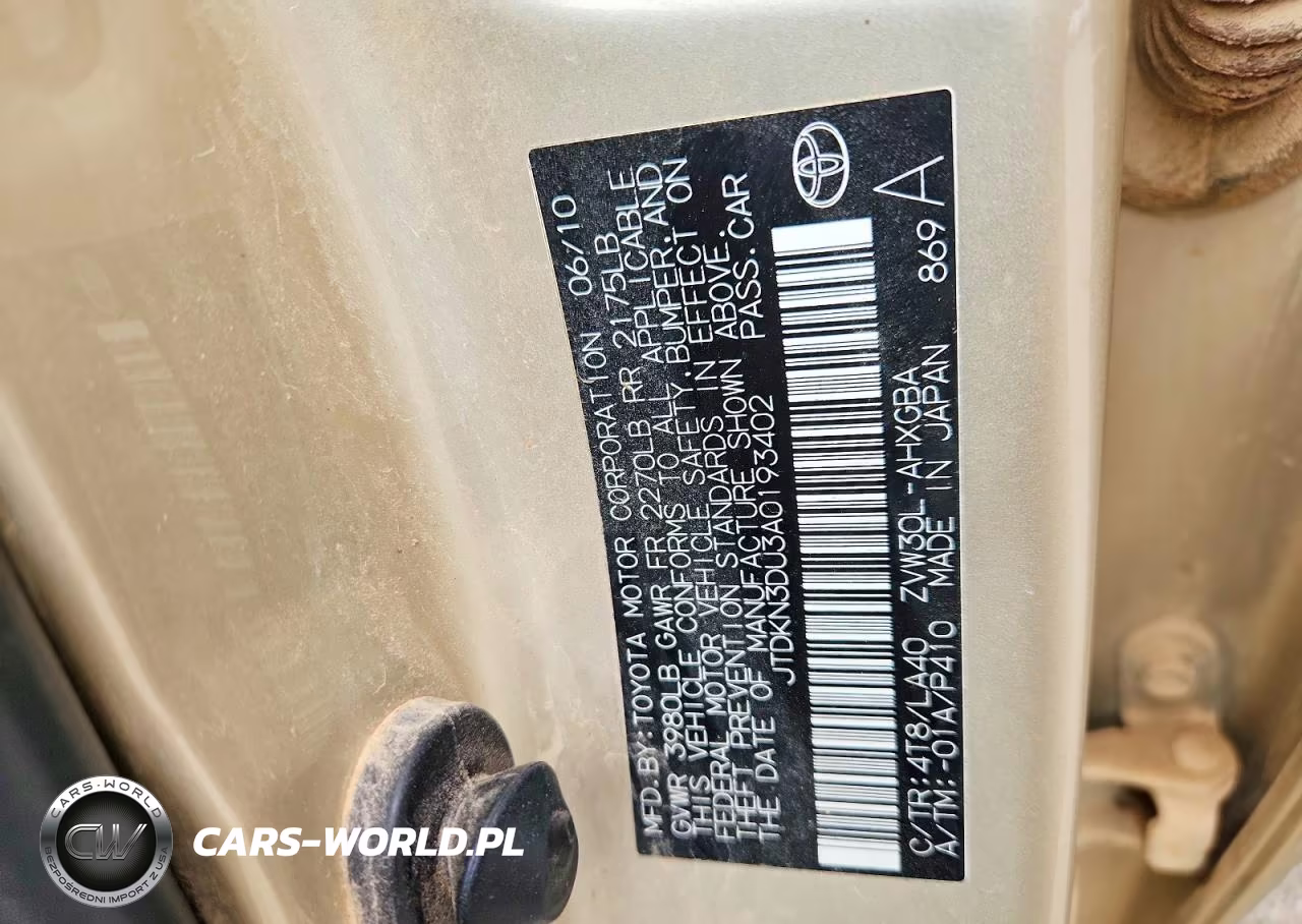 2010 Toyota Prius V VIN:JTDKN3DU3A0193402 - 12