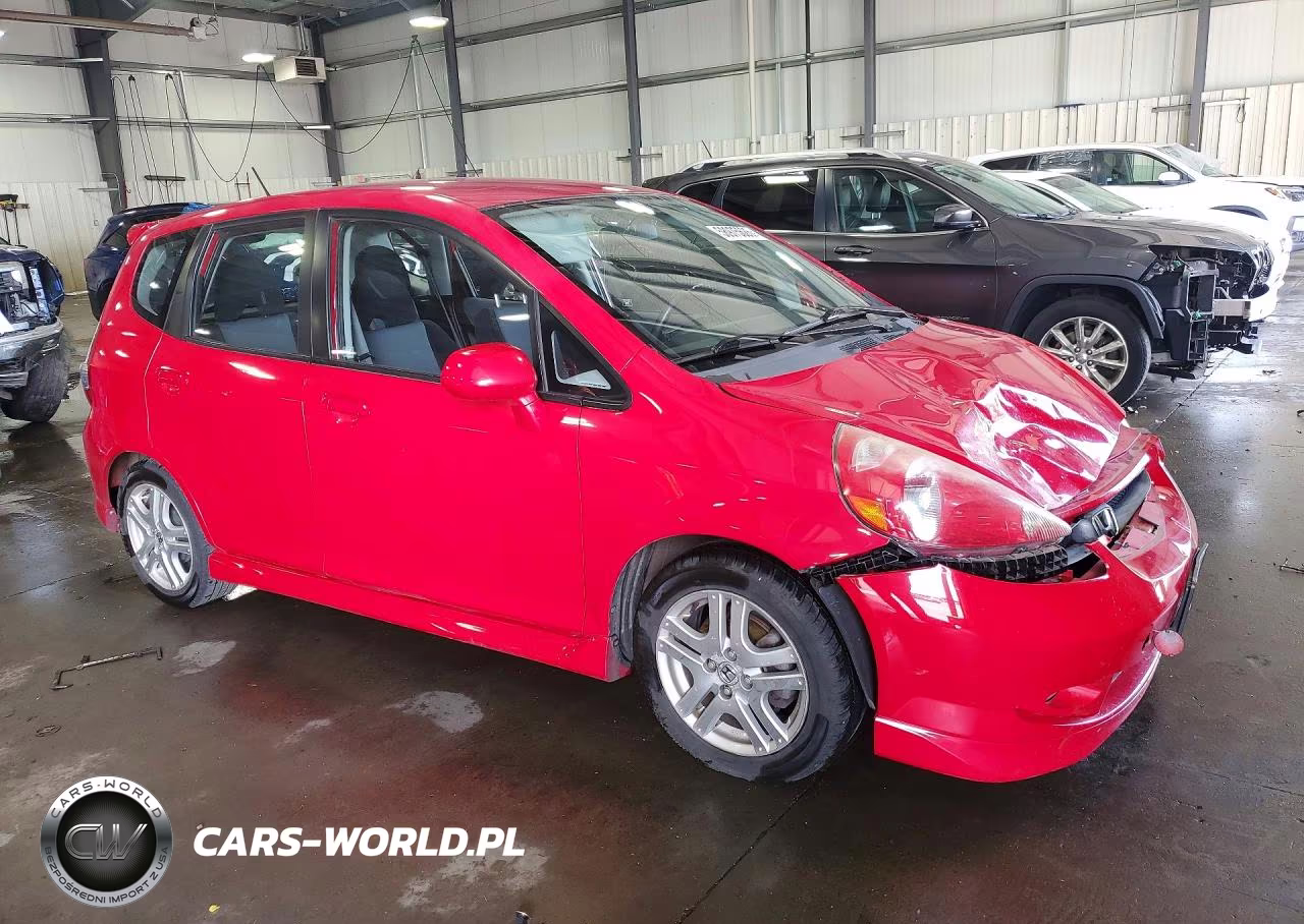 2007 Honda Fit S VIN:JHMGD38667S013037 - 4