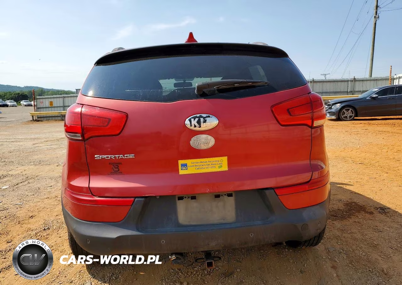 2014 Kia Sportage Lx VIN:KNDPBCAC3E7582189 - 6