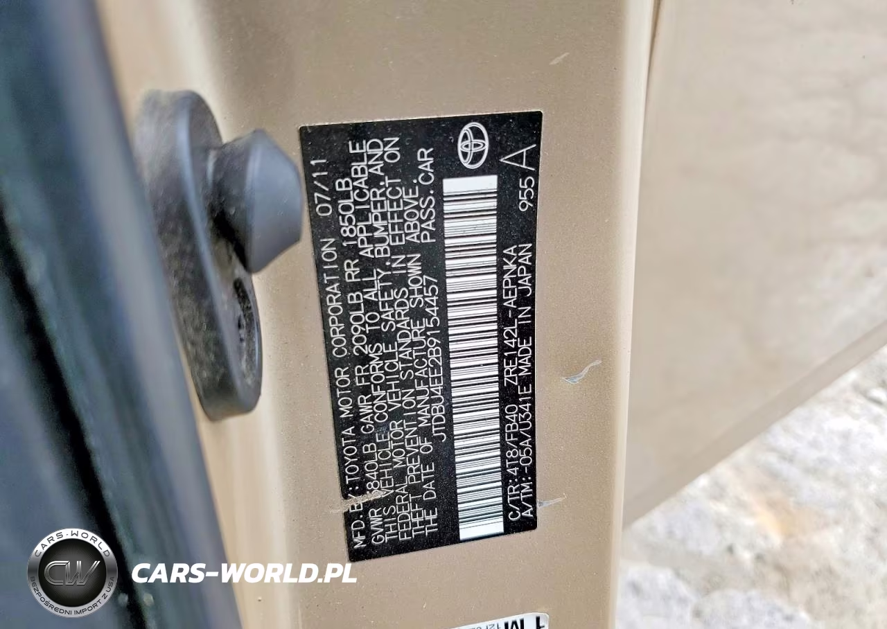 2011 Toyota Corolla VIN:JTDBU4EE2B9154457 - 12