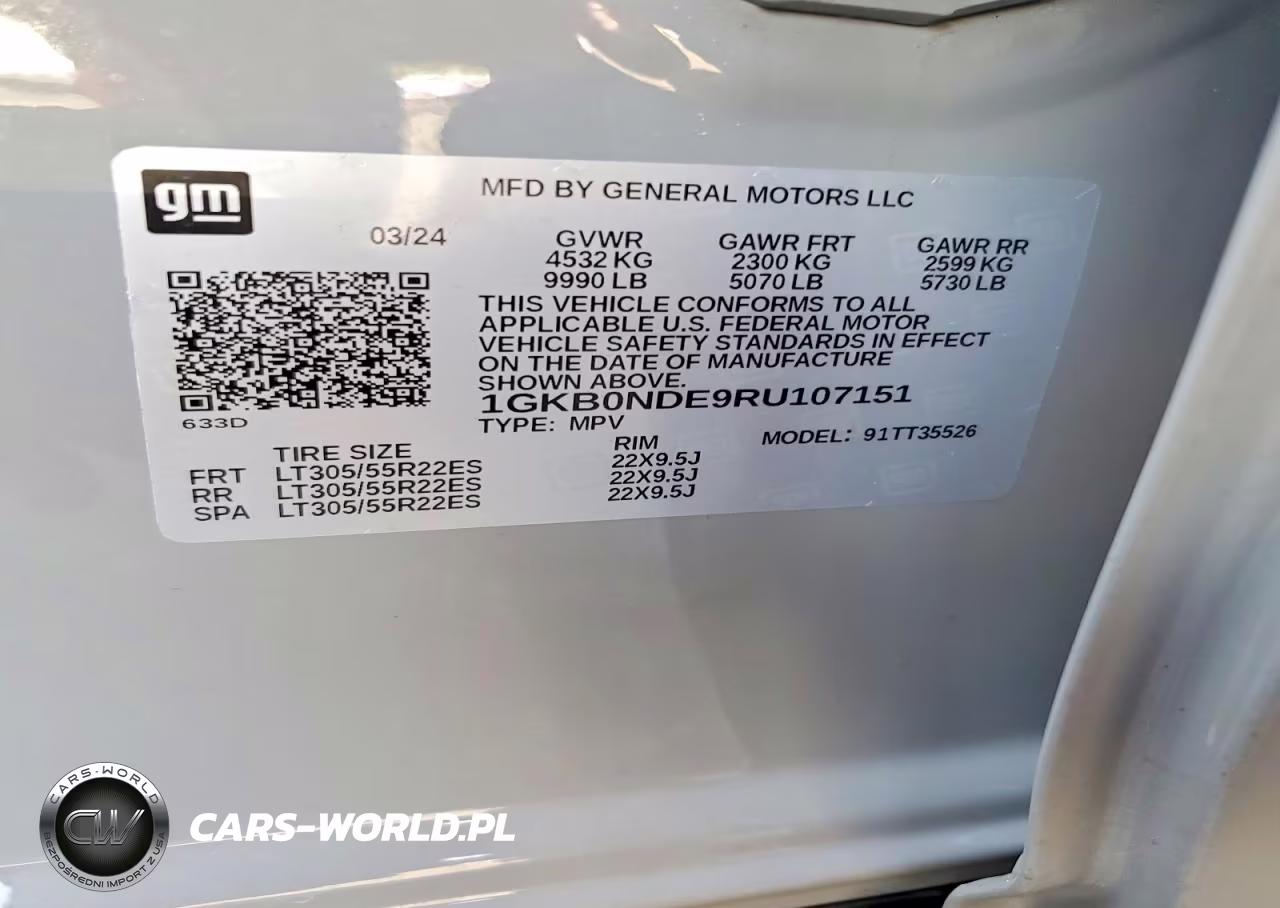2024 GMC Hummer Suv 2X VIN:1GKB0NDE9RU107151 - 14