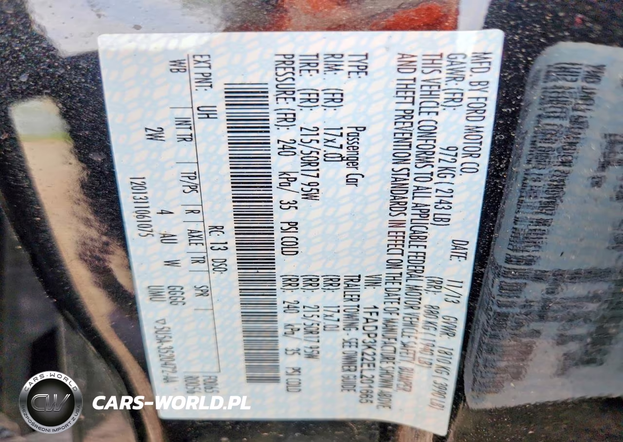 2014 Ford Focus Se VIN:1FADP3K22EL201665 - 12