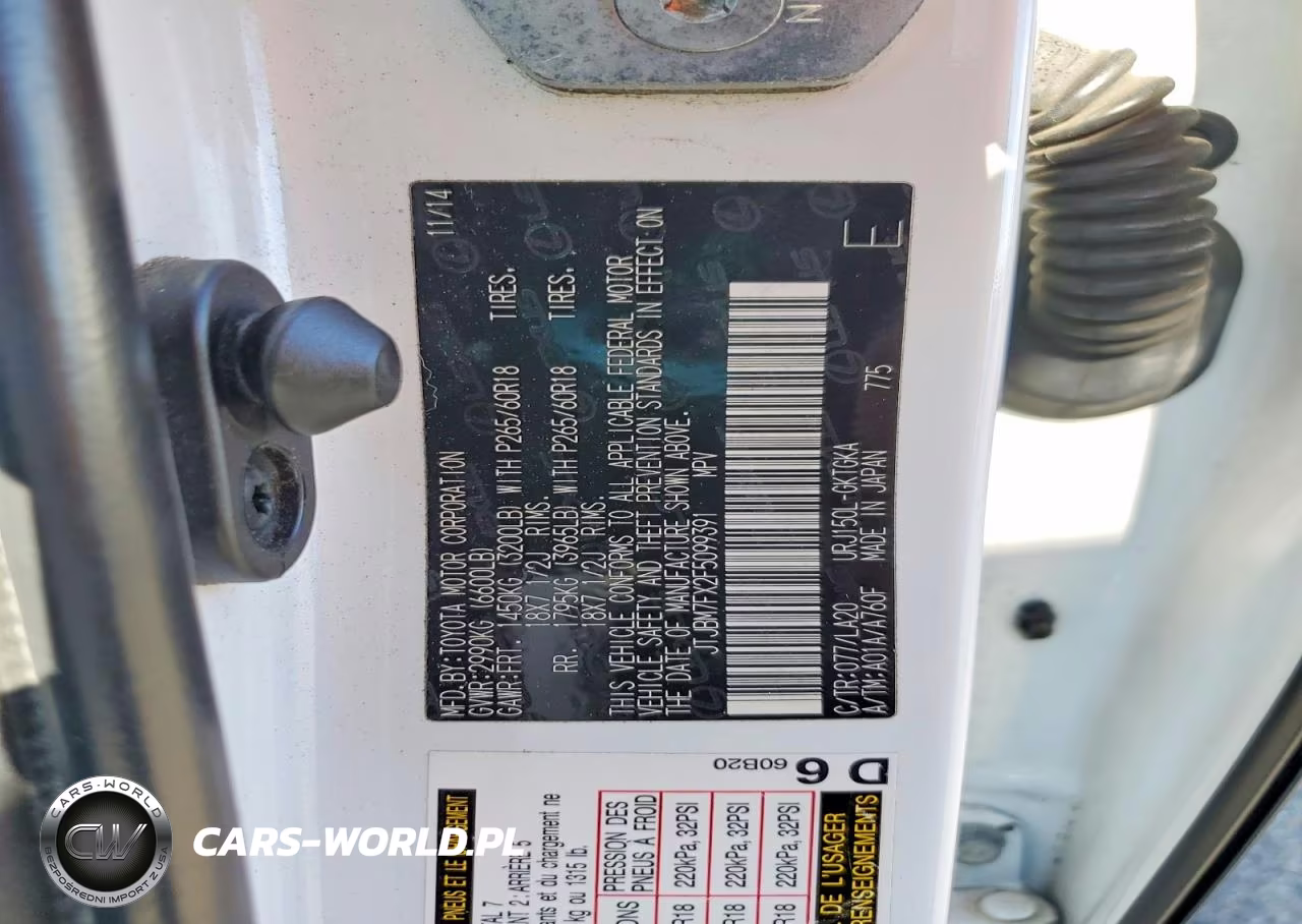 2015 Lexus Gx 460 VIN:JTJBM7FX2F5099391 - 13