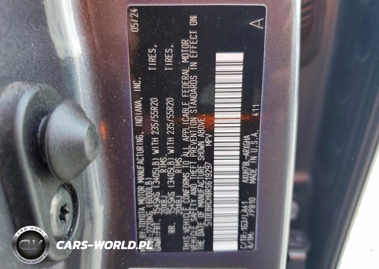 2024 Toyota Highlander Hybrid Platinum VIN:5TDEBRCH8RS619297 - 14