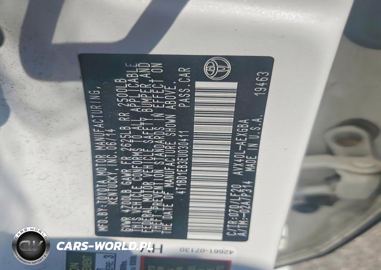 2014 Toyota Avalon Hybrid Xle Premium VIN:4T1BD1EB3EU030411 - 12