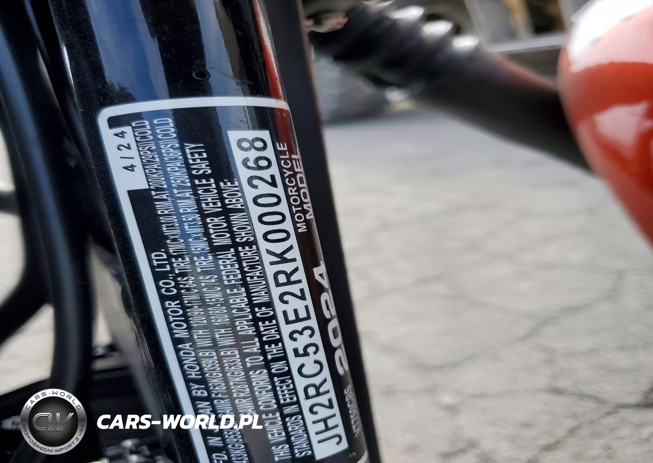 2024 Honda Vt750 C2B VIN:JH2RC53E2RK000268 - 9
