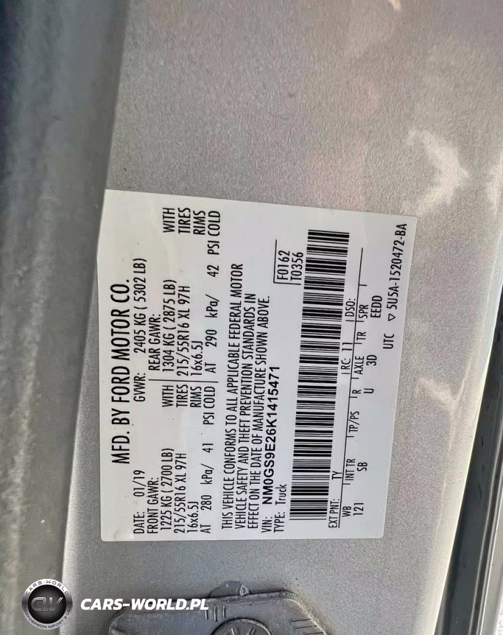2019 Ford Transit Connect Xl VIN:NM0GS9E26K1415471 - 10