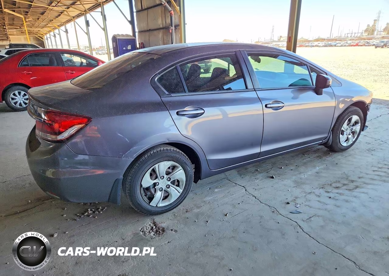 2014 Honda Civic Lx VIN:19XFB2F58EE044362 - 3