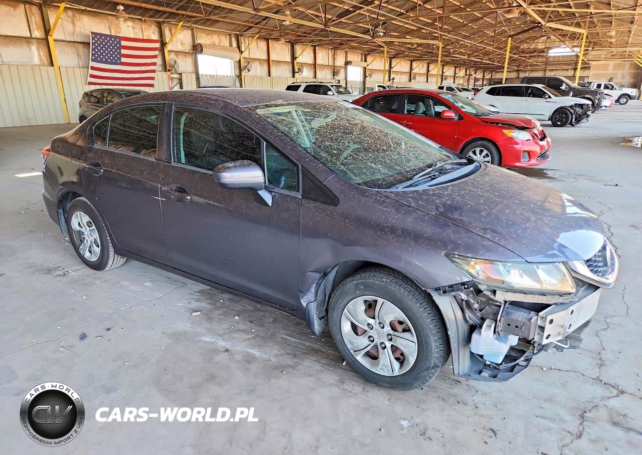 2014 Honda Civic Lx VIN:19XFB2F58EE044362 - 4