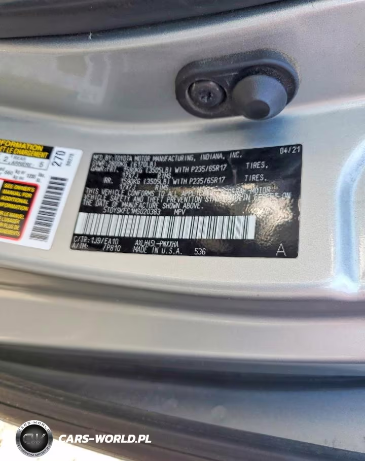 2021 Toyota Sienna Xle VIN:5TDYSKFC1MS020383 - 13