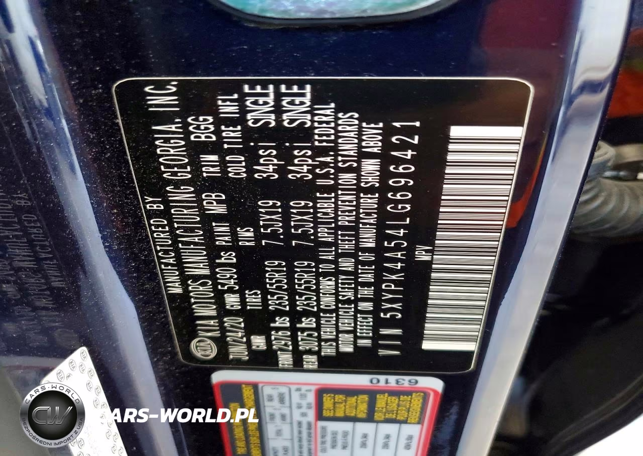 2020 Kia Sorento Sx VIN:5XYPK4A54LG696421 - 14