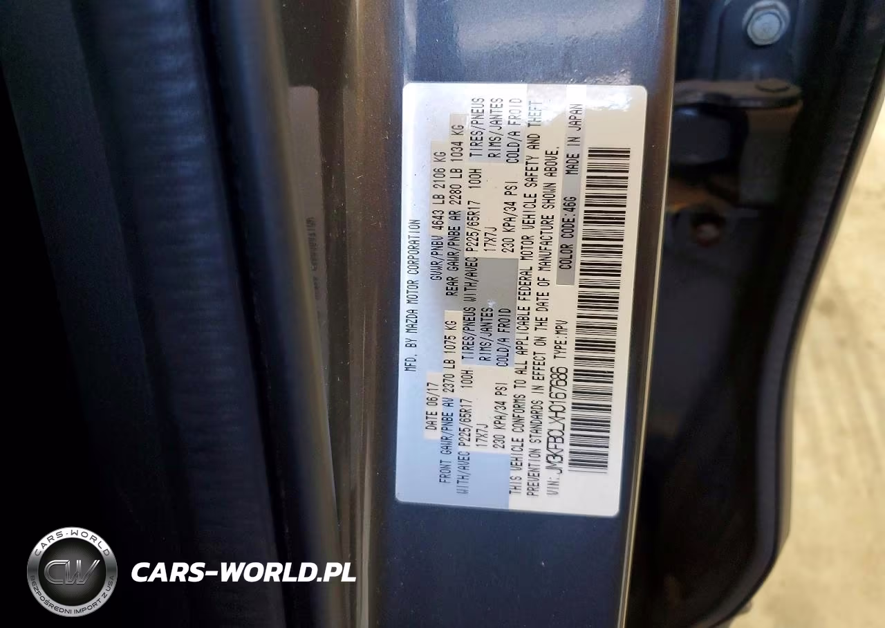 2017 Mazda Cx-5 Touring VIN:JM3KFBCLXH0167686 - 13