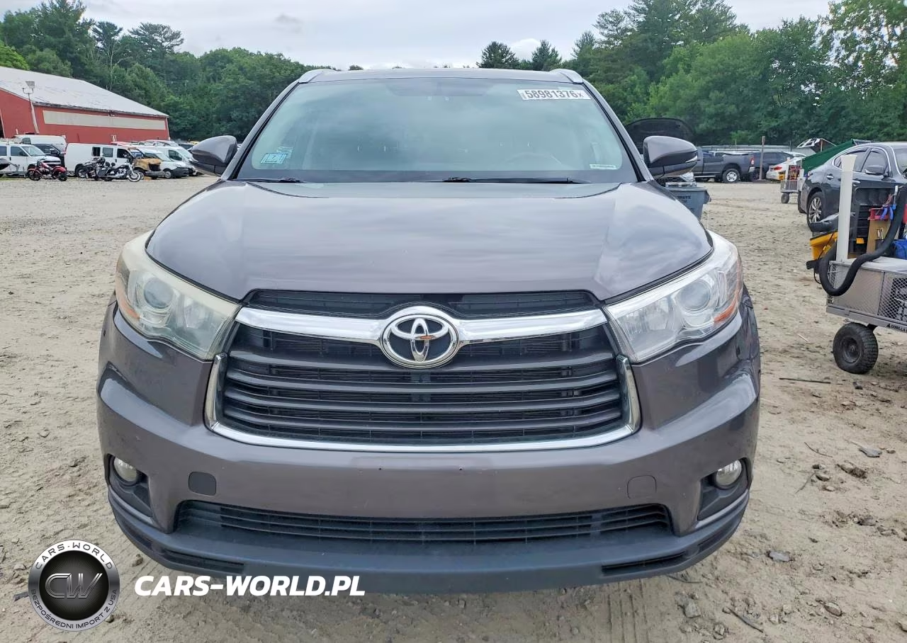 2016 Toyota Highlander Xle VIN:5TDJKRFH3GS326186 - 5