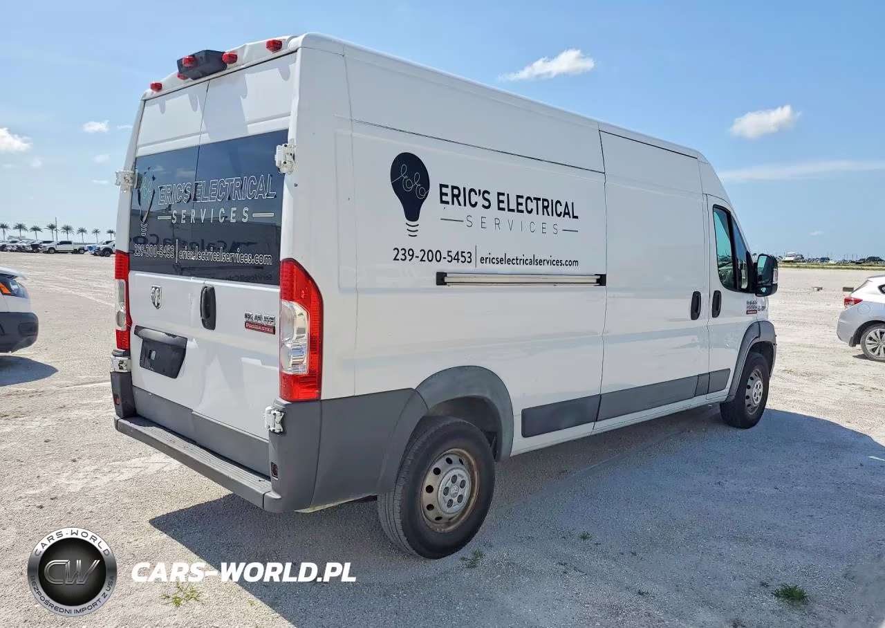 2017 Ram Promaster 2500 Delivery Van VIN:3C6TRVDG9HE527955 - 3