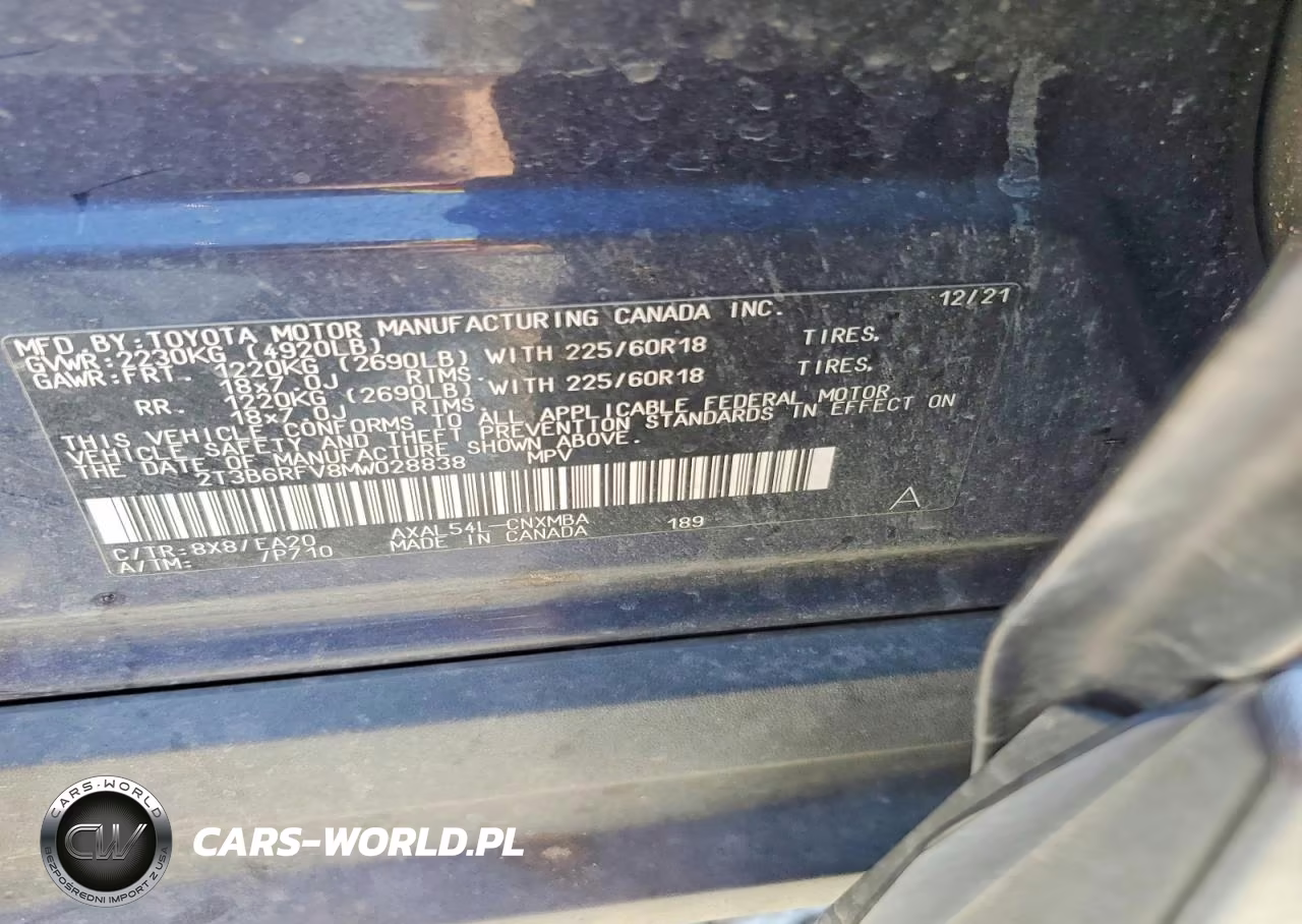 2021 Toyota Rav4 Hybrid Xle Premium VIN:2T3B6RFV8MW028838 - 14