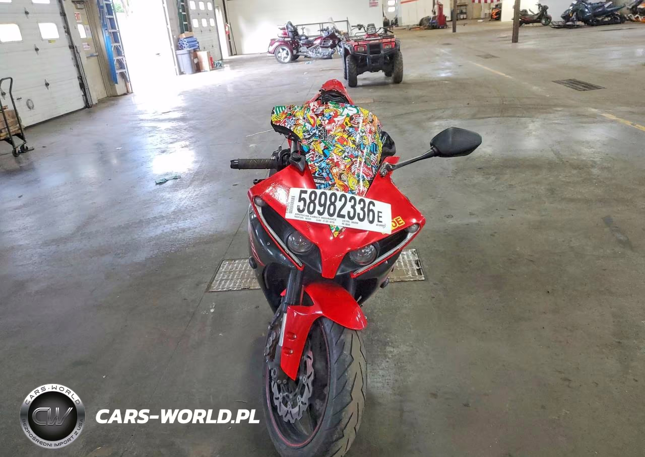 2009 Yamaha Yzfr1 VIN:JYARN23E09A002006 - 2