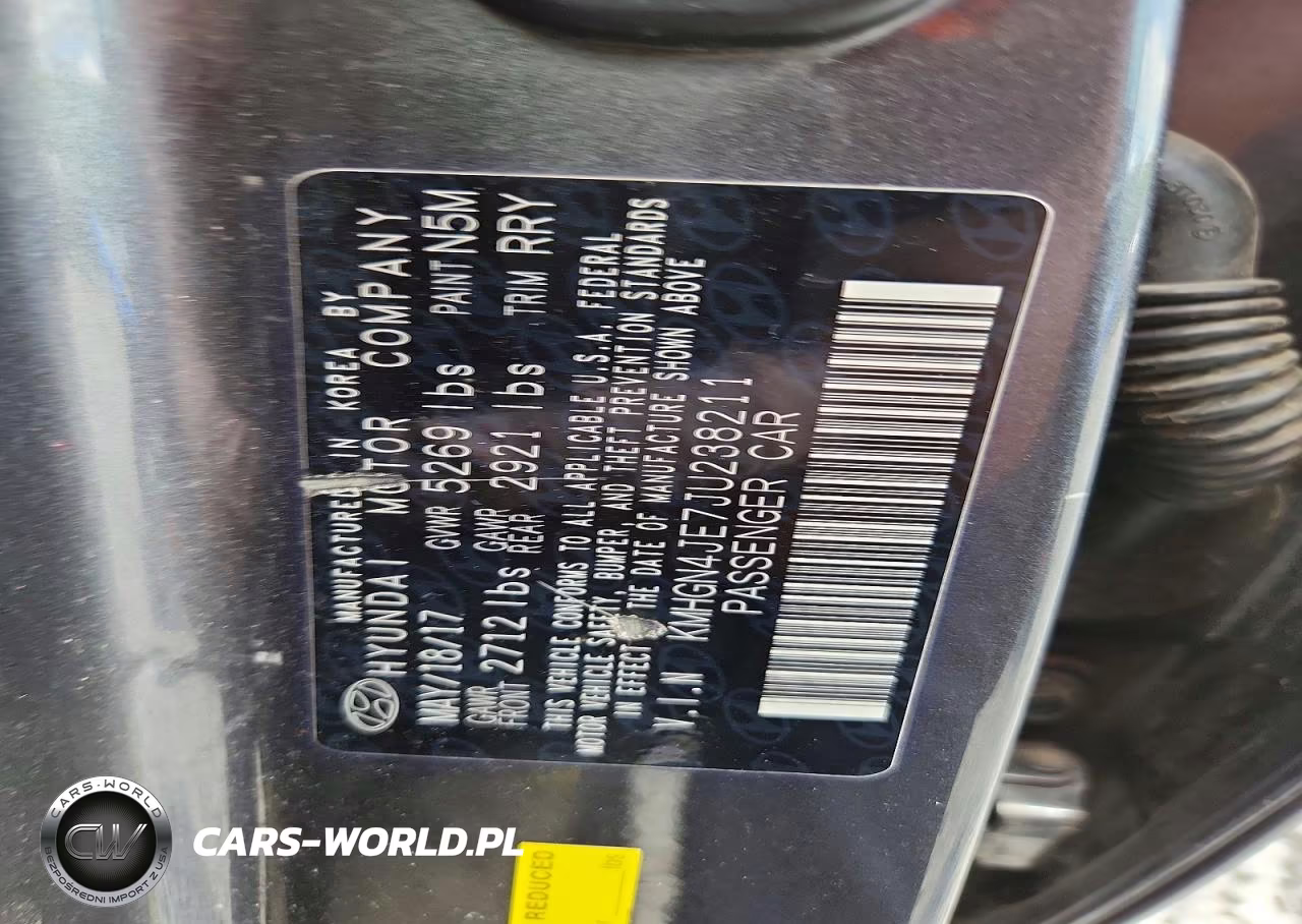 2018 Genesis G80 3.8 VIN:KMHGN4JE7JU238211 - 12