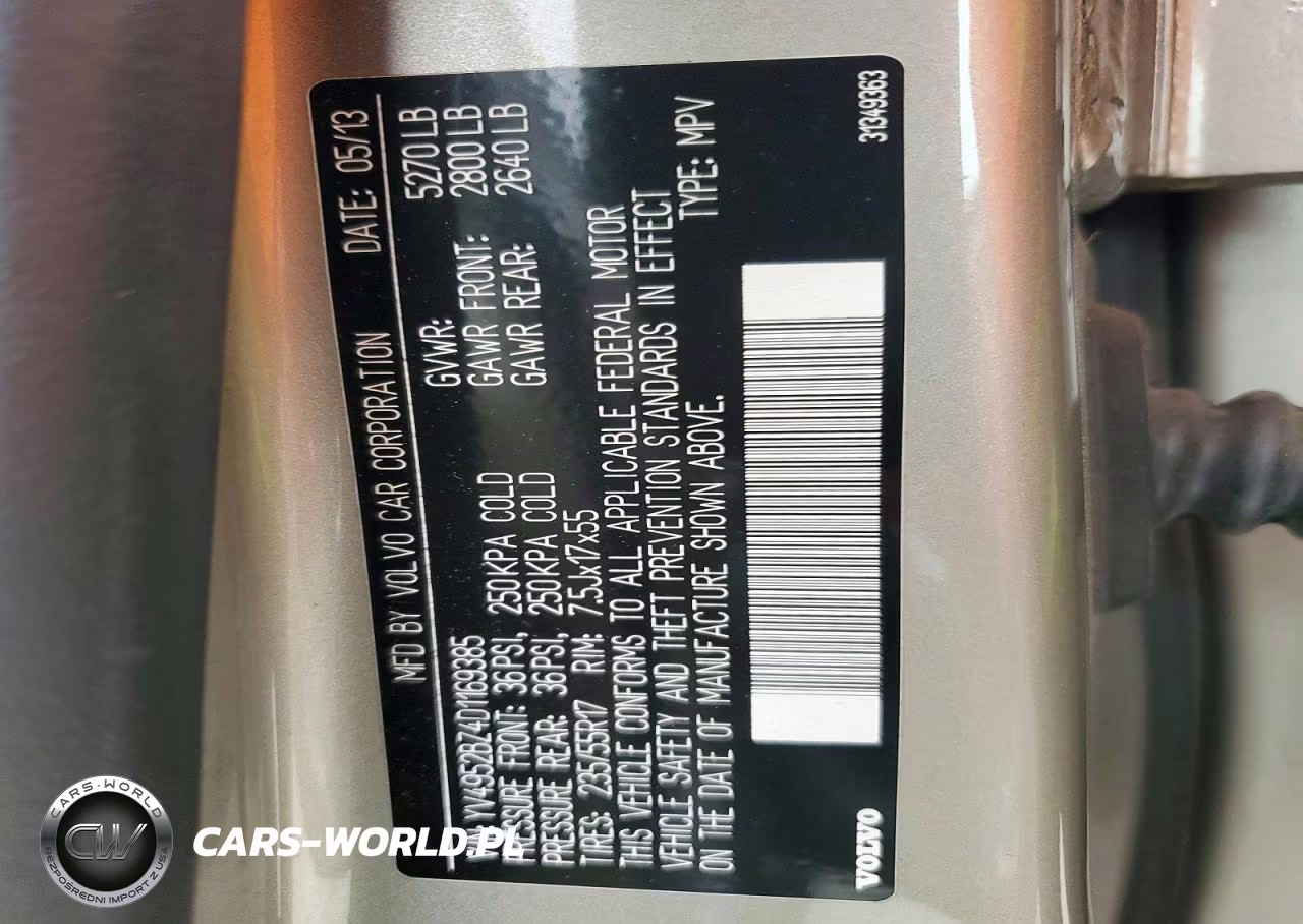 2013 Volvo Xc70 3.2 VIN:YV4952BZ4D1169385 - 14