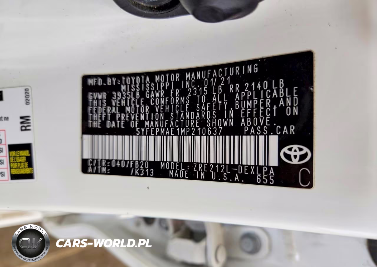 2021 Toyota Corolla Le VIN:5YFEPMAE1MP210637 - 12