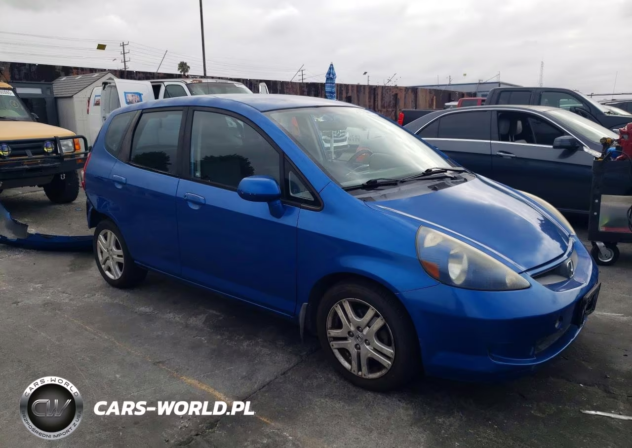 2007 Honda Fit VIN:JHMGD38437S049430 - 4