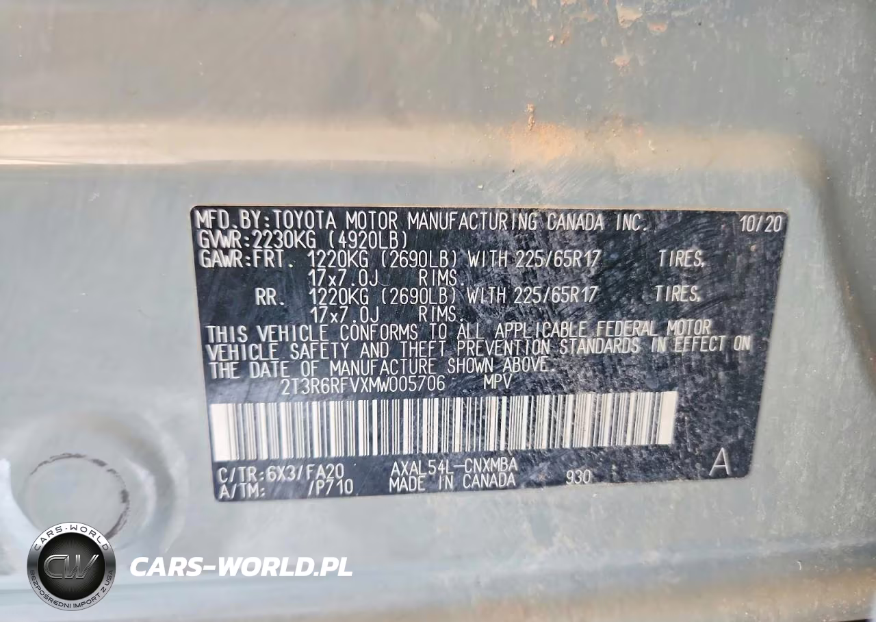 2021 Toyota Rav4 Hybrid Xle VIN:2T3R6RFVXMW005706 - 14