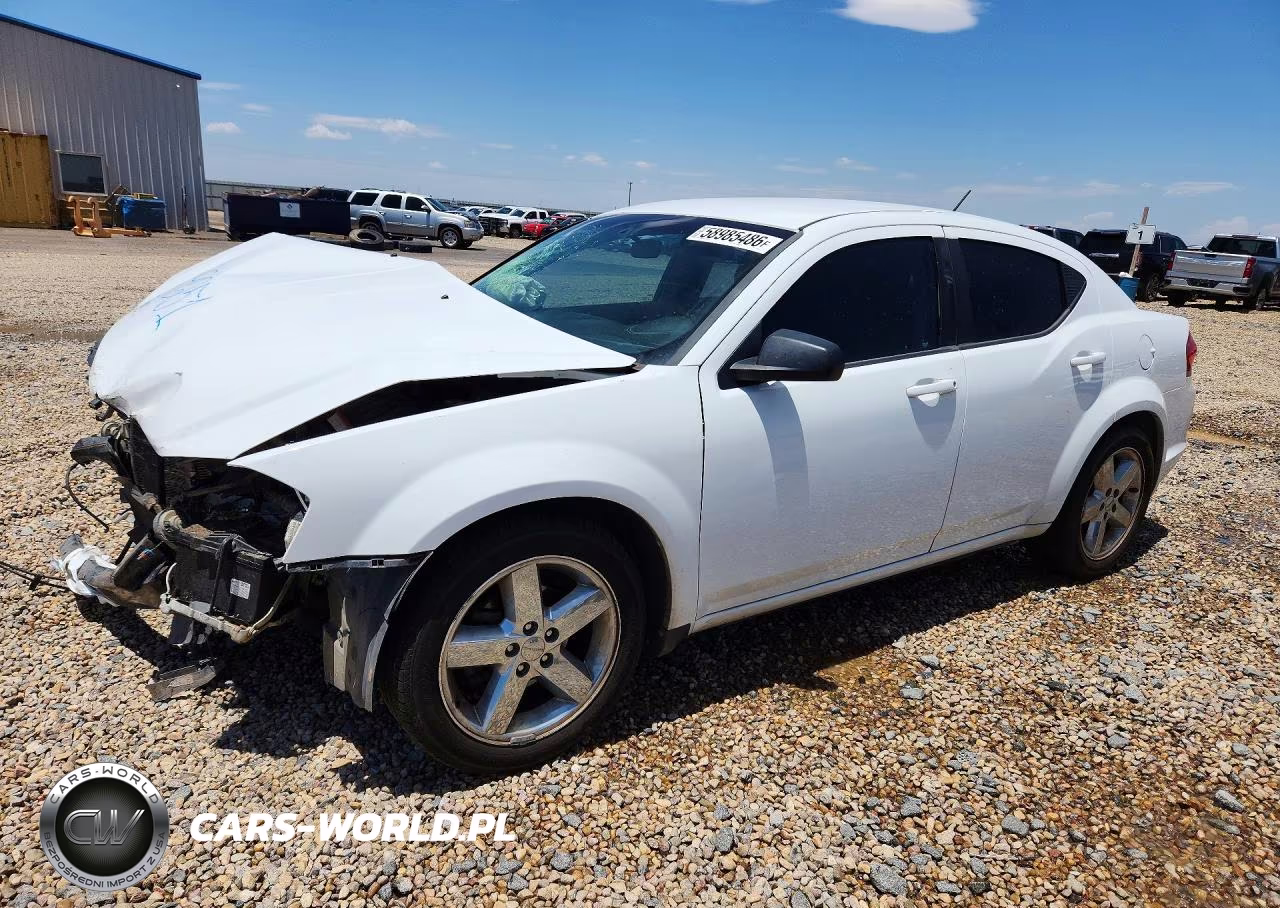 2013 Dodge Avenger Se VIN:1C3CDZAB4DN589251 - 1