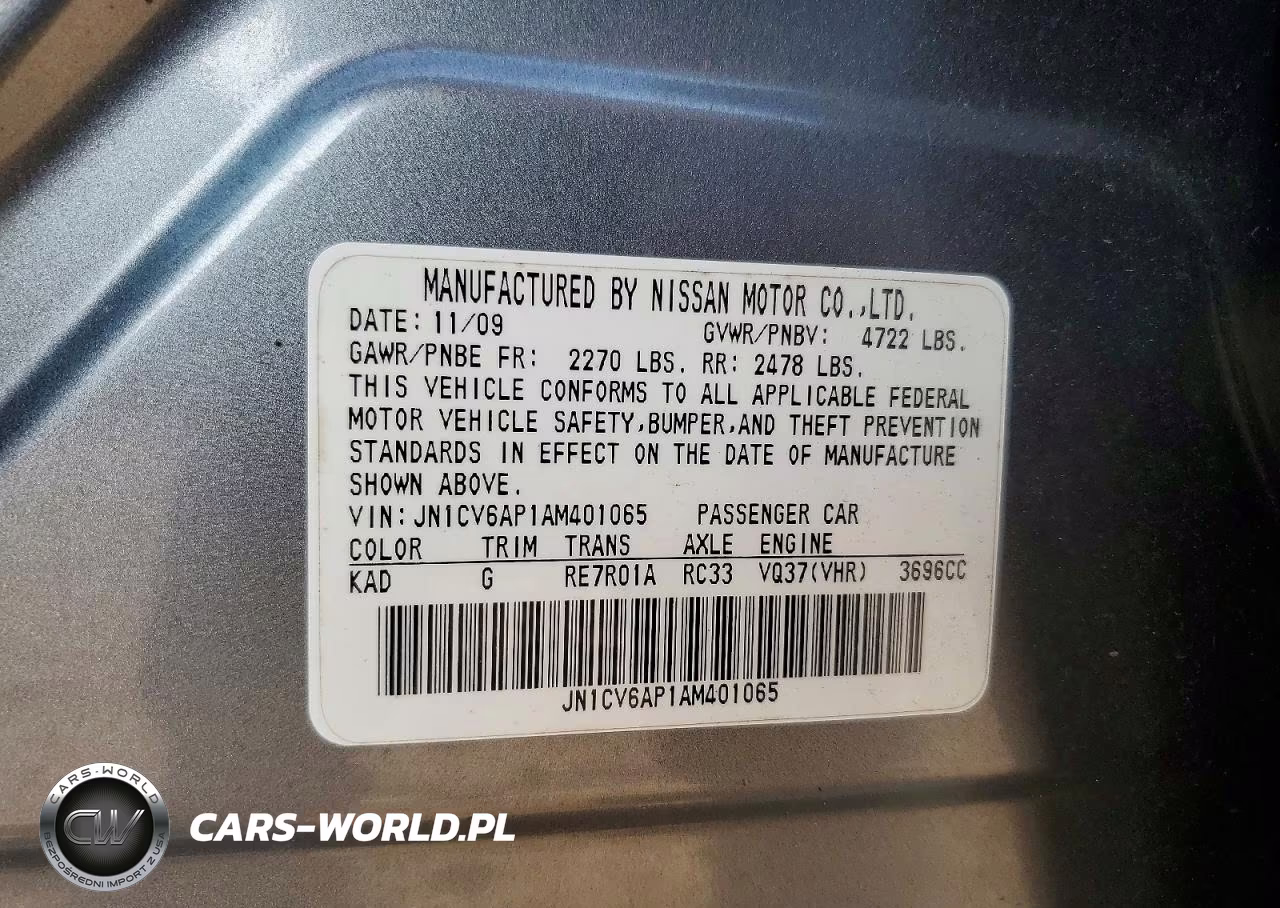 2010 Infiniti G37 Sedan Base VIN:JN1CV6AP1AM401065 - 13