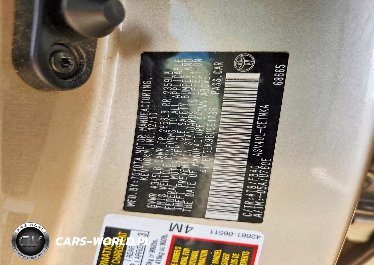 2011 Toyota Camry Le VIN:4T1BF3EK9BU691796 - 13