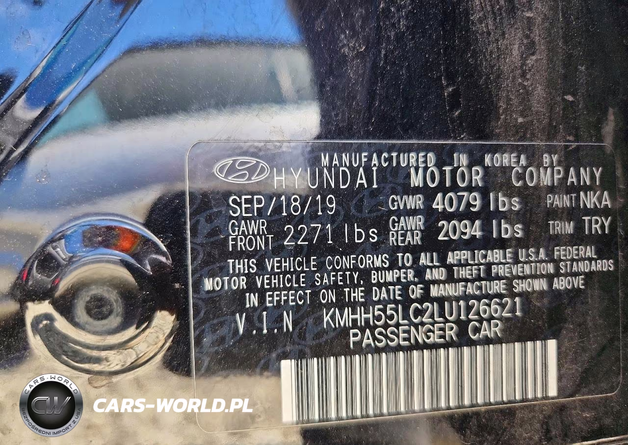 2020 Hyundai Elantra Gt N Line VIN:KMHH55LC2LU126621 - 12