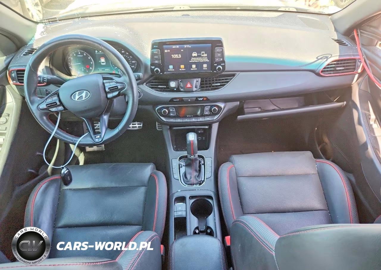 2020 Hyundai Elantra Gt N Line VIN:KMHH55LC2LU126621 - 8