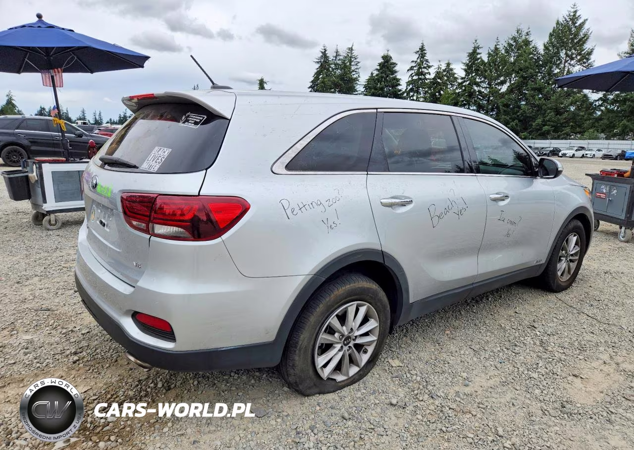 2019 Kia Sorento Lx V6 VIN:5XYPGDA50KG463099 - 3