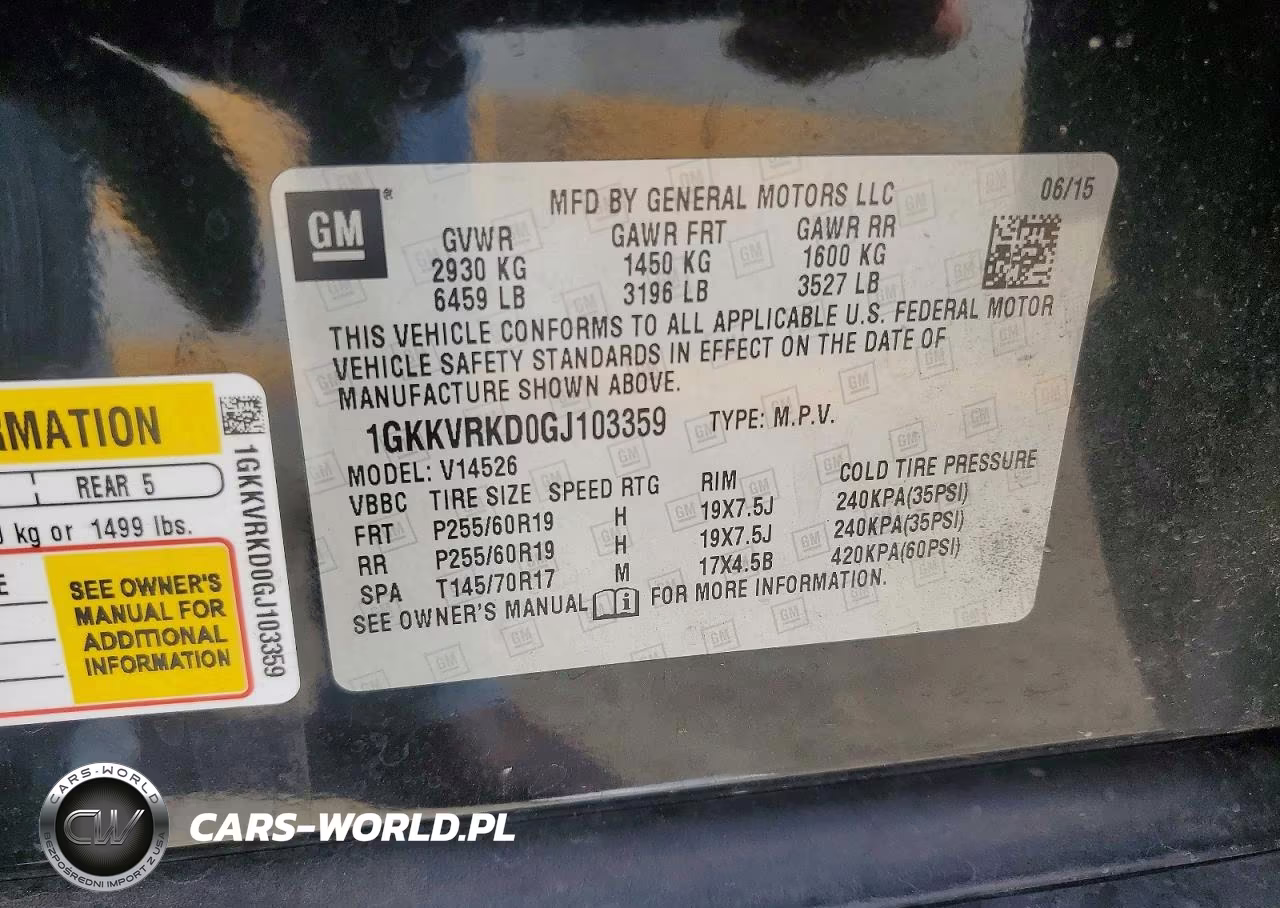 2016 GMC Acadia Slt-1 VIN:1GKKVRKD0GJ103359 - 13