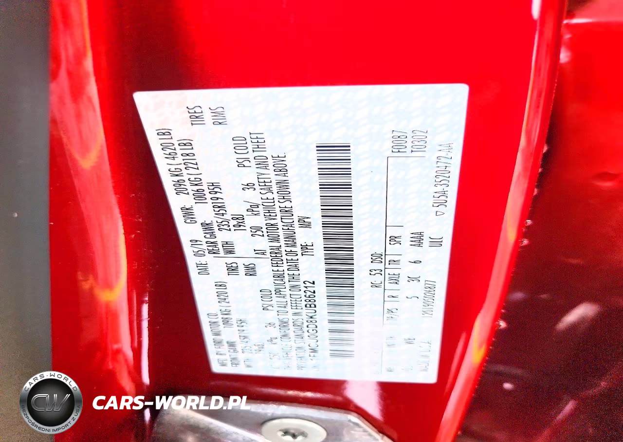 2019 Ford Escape Se VIN:1FMCU0GD8KUB86212 - 13