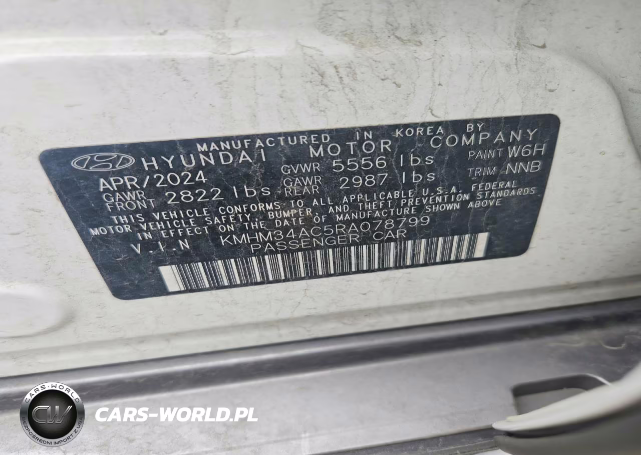 2024 Hyundai Ioniq 6 Sel VIN:KMHM34AC5RA078799 - 13