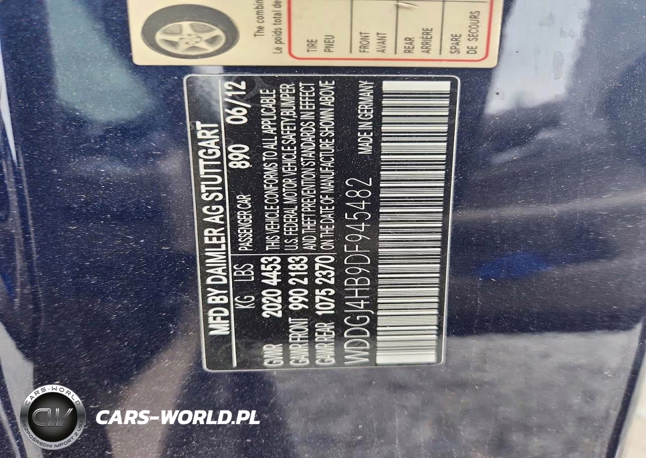 2013 Mercedes-Benz C 250 VIN:WDDGJ4HB9DF945482 - 12