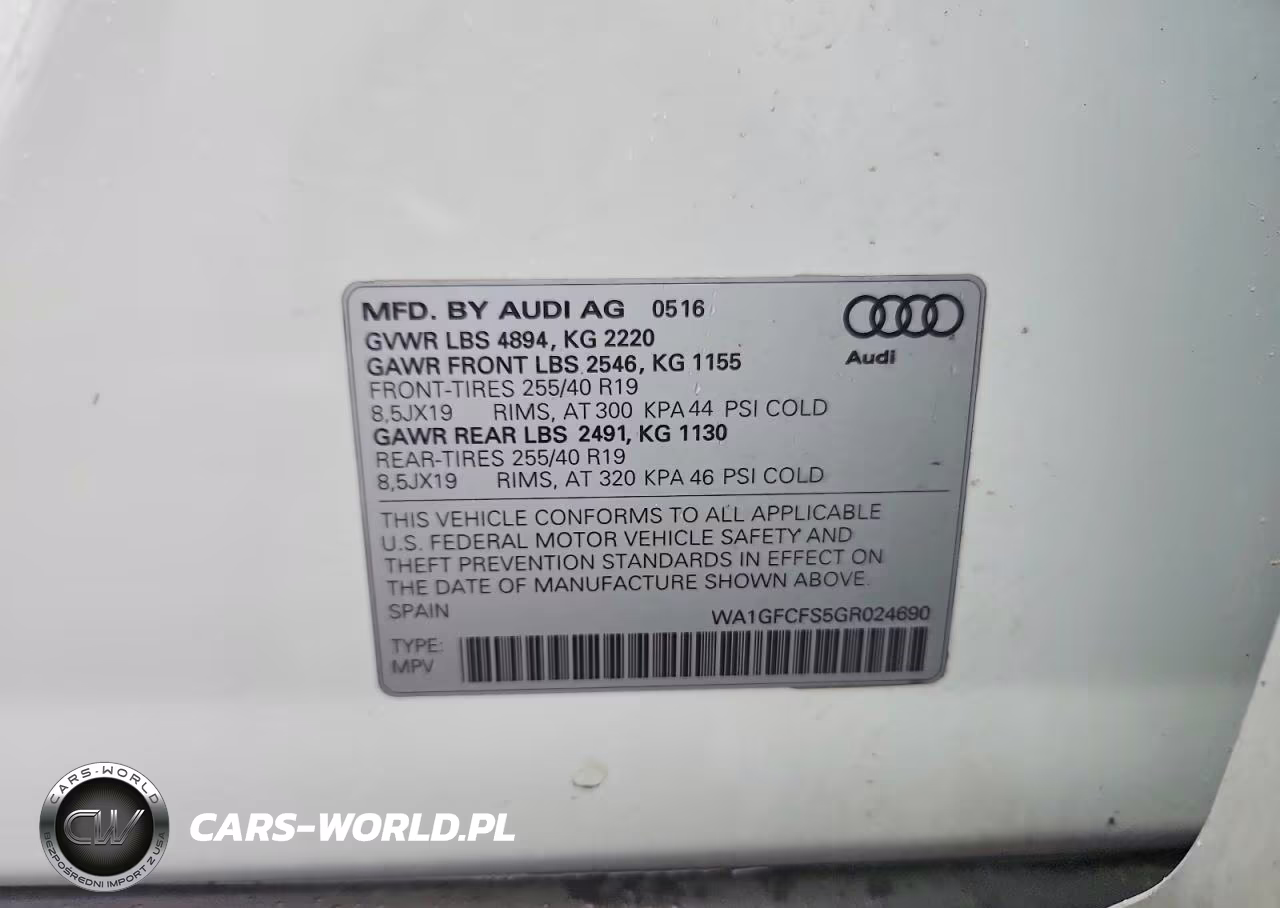 2016 Audi Q3 Prestige VIN:WA1GFCFS5GR024690 - 12