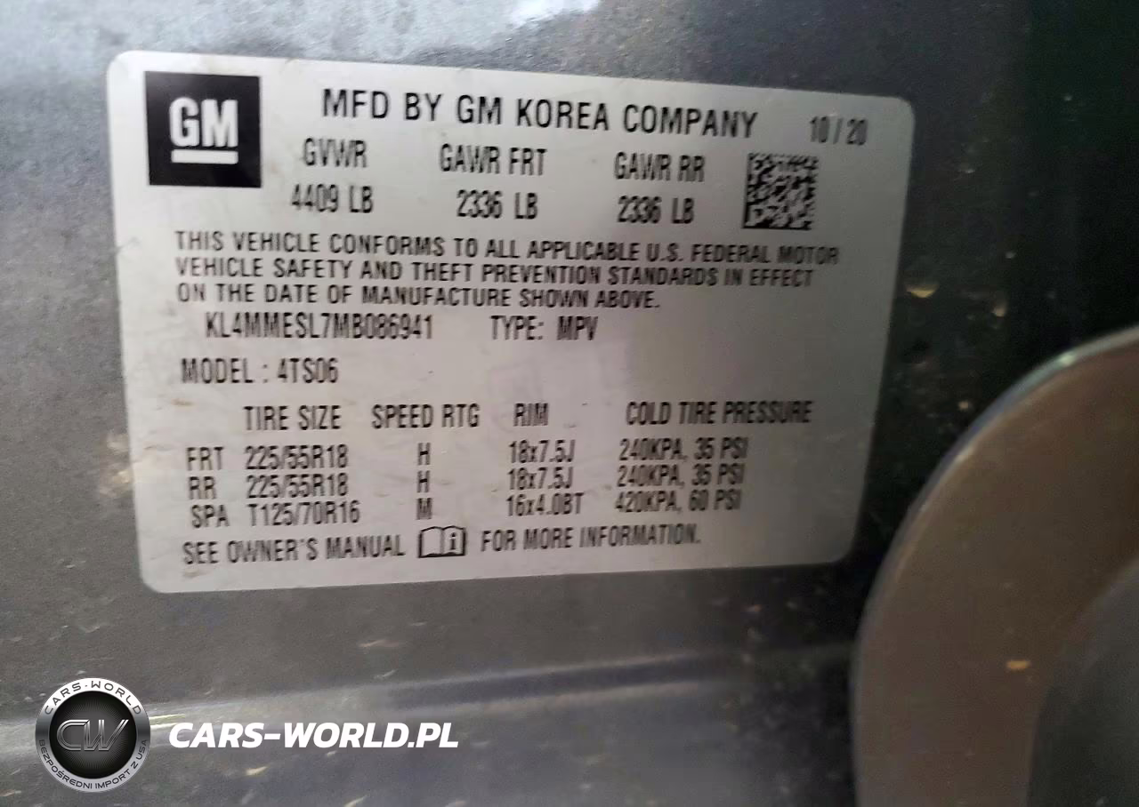 2021 Buick Encore Gx Select VIN:KL4MMESL7MB086941 - 14