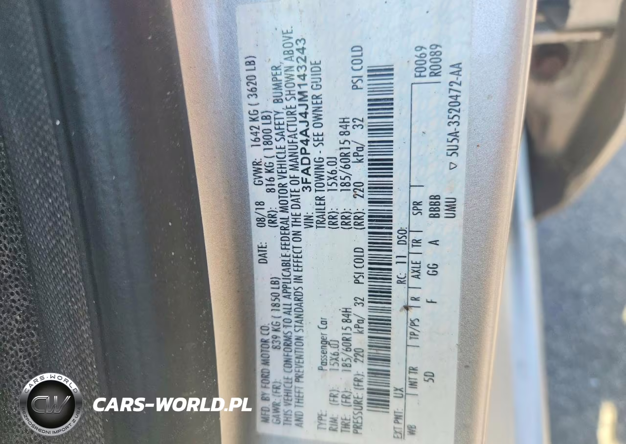 2018 Ford Fiesta S VIN:3FADP4AJ4JM143243 - 12