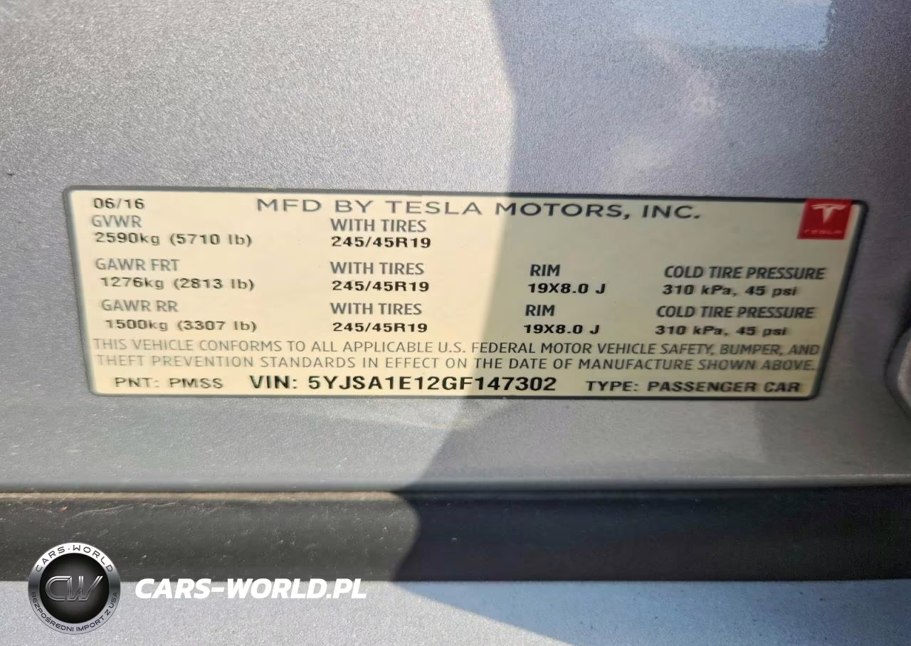 2016 Tesla Model S VIN:5YJSA1E12GF147302 - 12