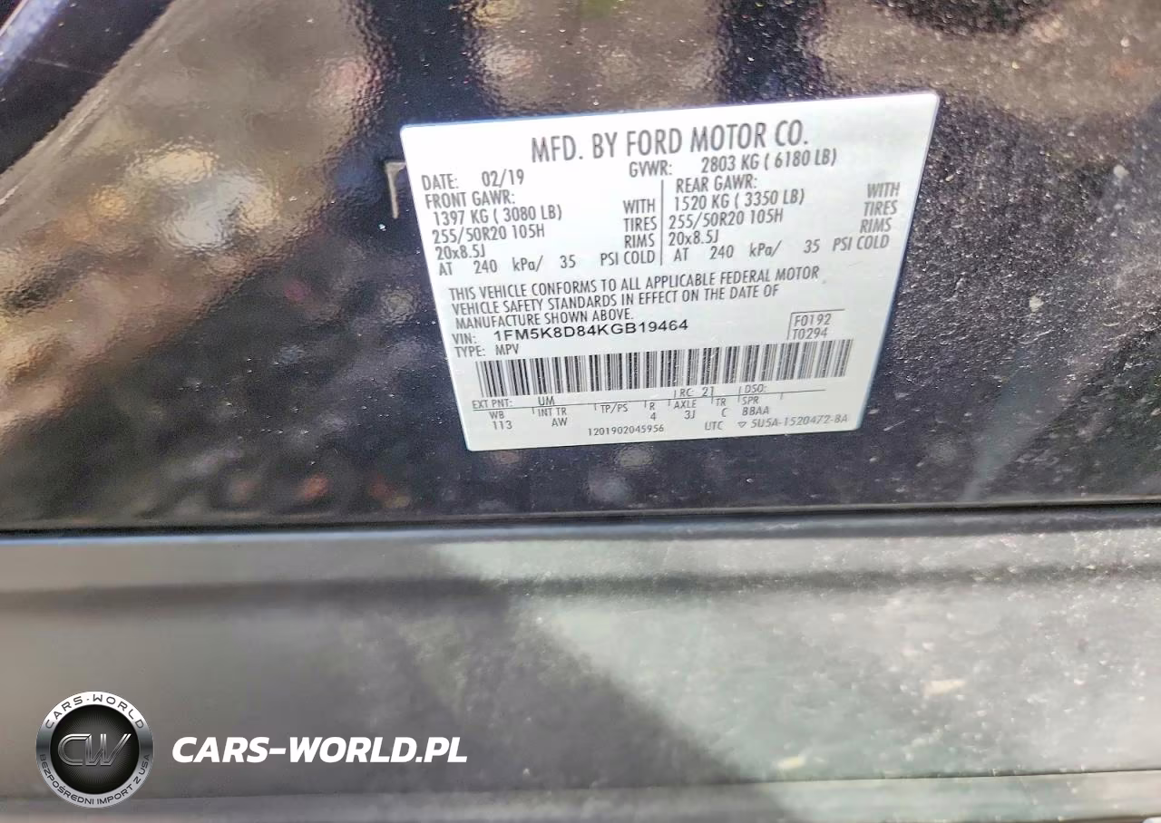 2019 Ford Explorer Xlt VIN:1FM5K8D84KGB19464 - 13