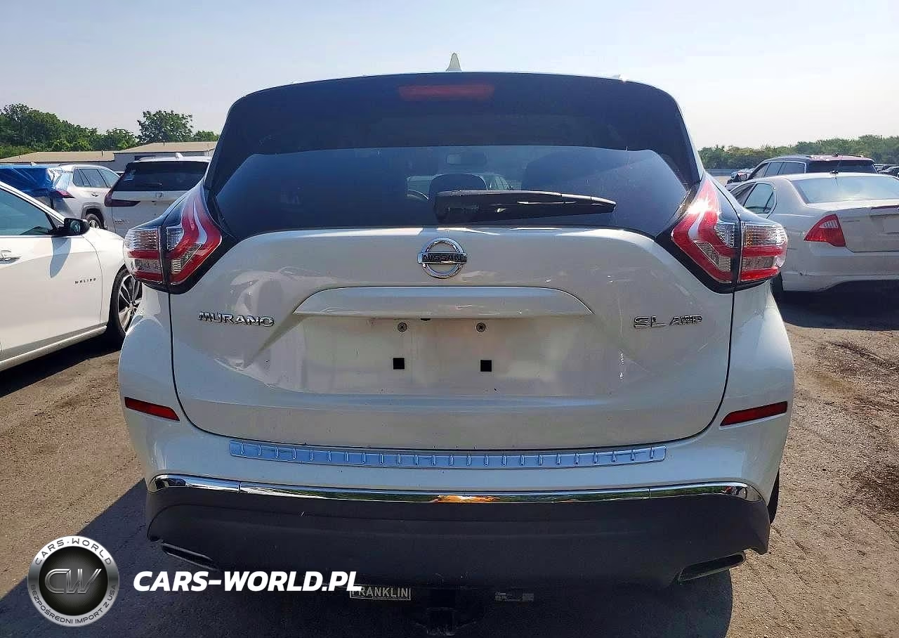 2017 Nissan Murano Sl VIN:5N1AZ2MH8HN121150 - 6