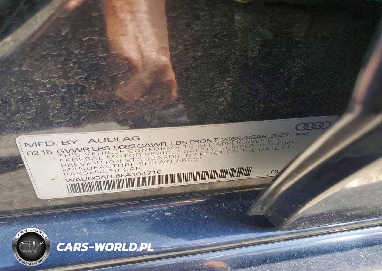 2015 Audi S4 Premium Plus VIN:WAUDGAFL6FA104710 - 12