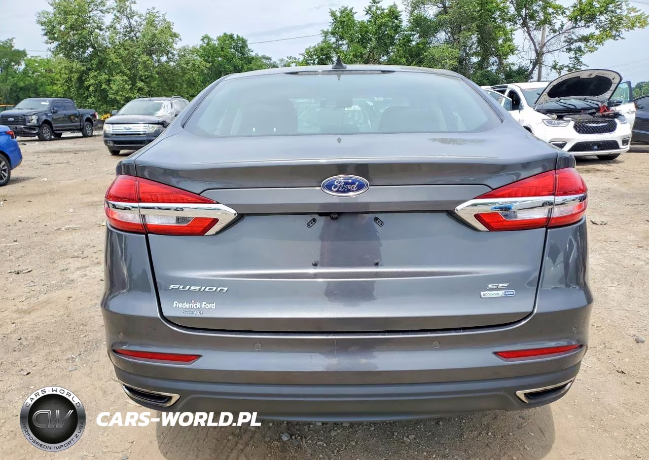 2019 Ford Fusion Se VIN:3FA6P0T98KR270487 - 6