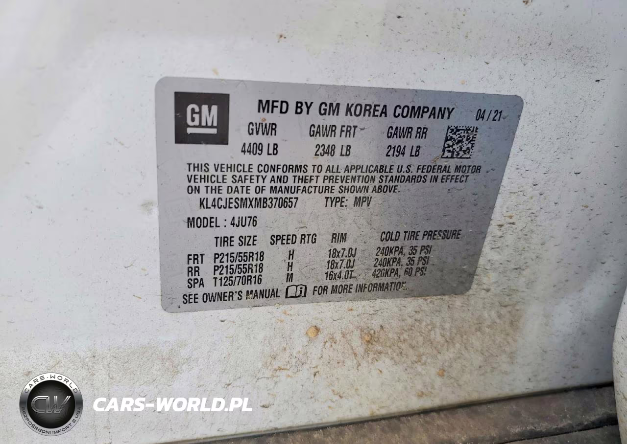 2021 Buick Encore Preferred VIN:KL4CJESMXMB370657 - 14