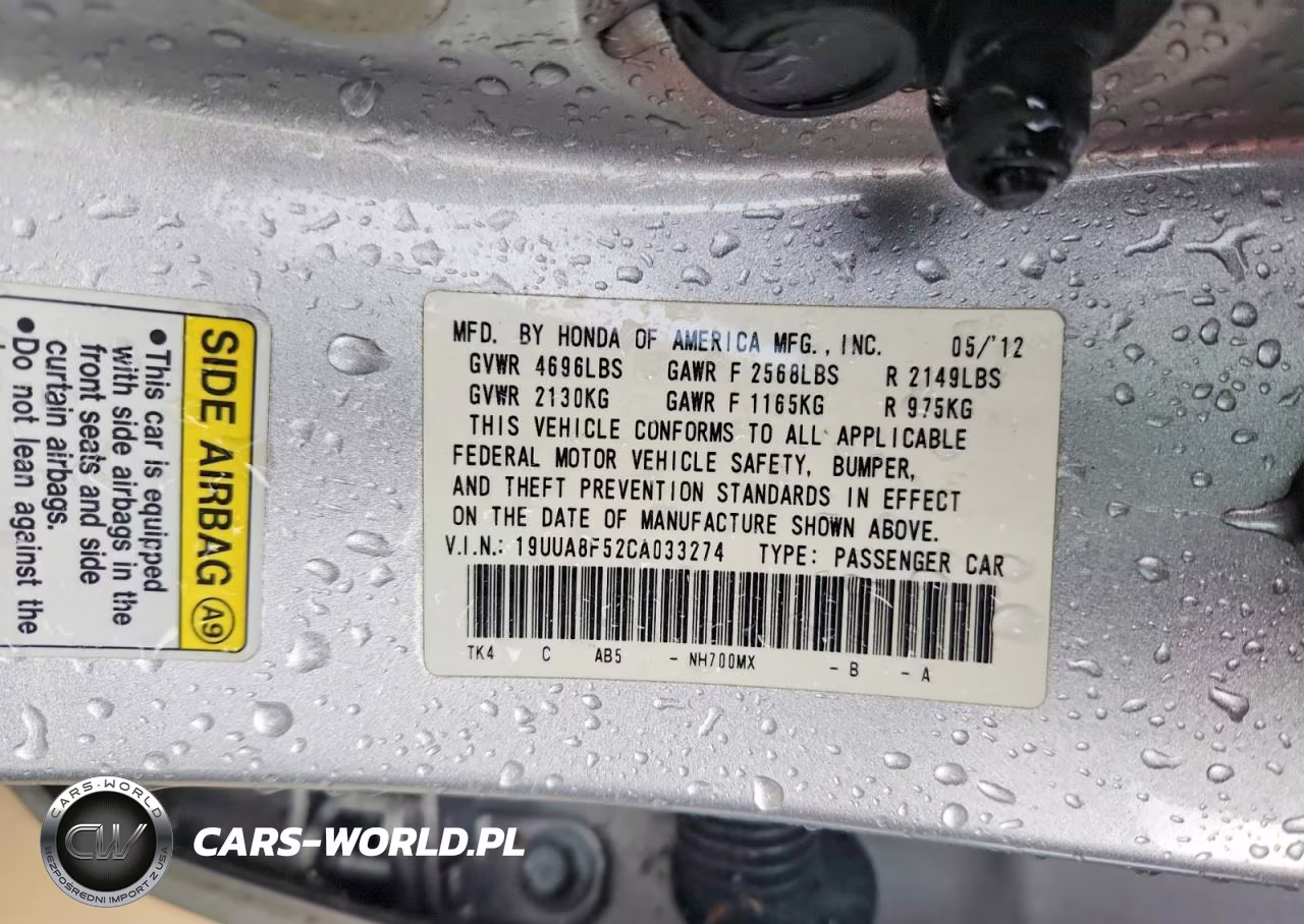 2012 Acura Tl VIN:19UUA8F52CA033274 - 13