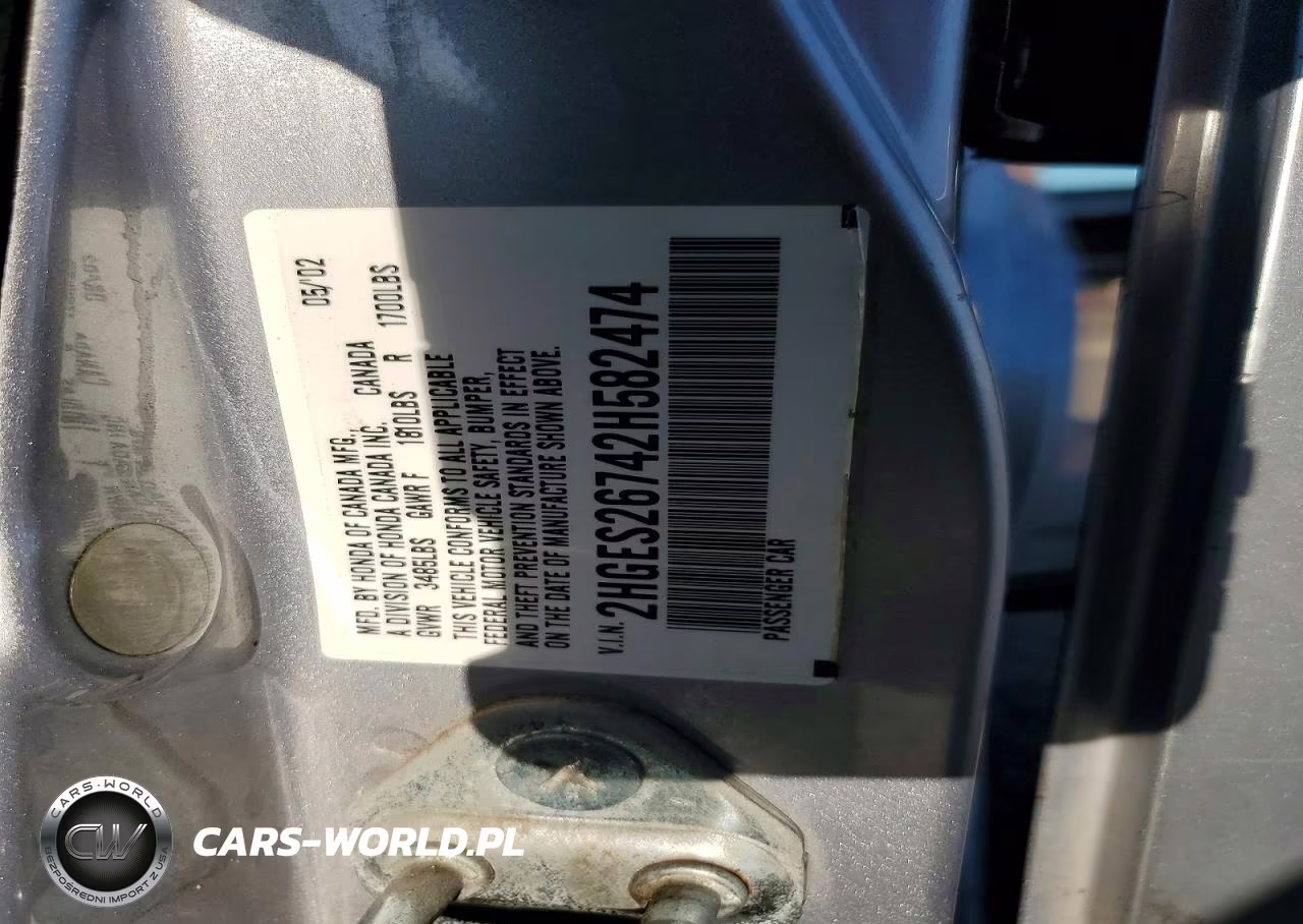 2002 Honda Civic Ex VIN:2HGES26742H582474 - 12