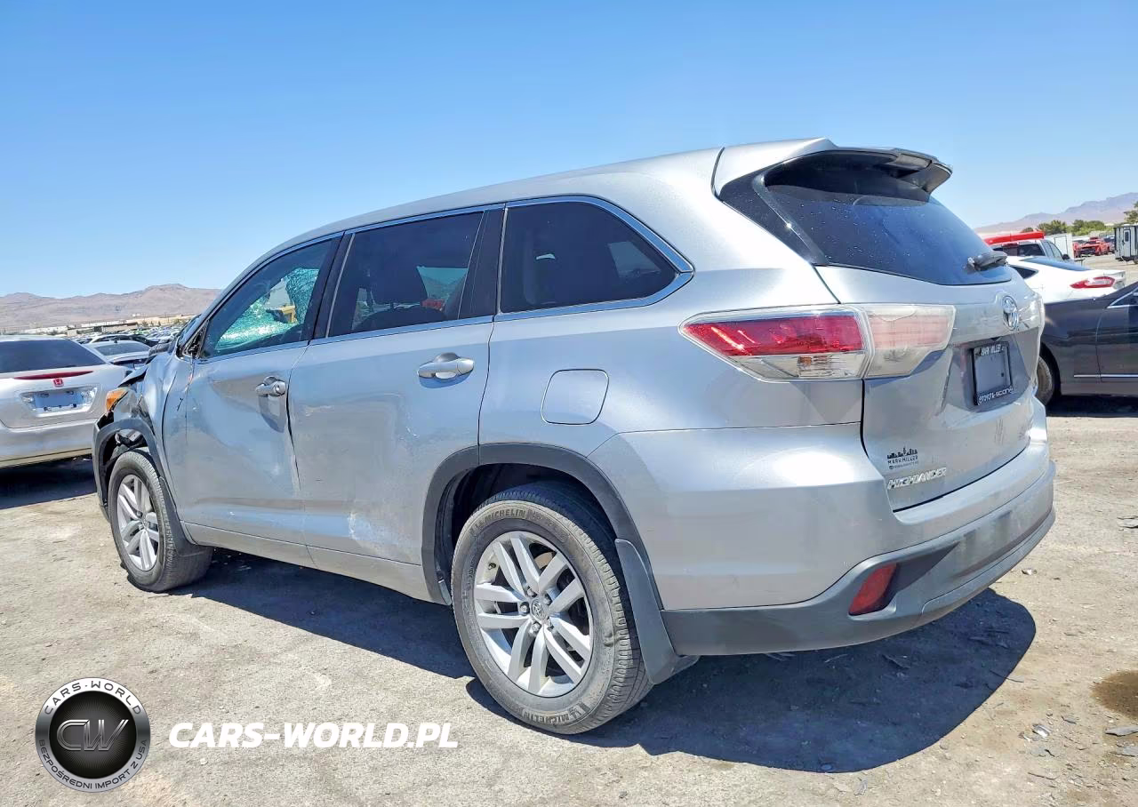 2014 Toyota Highlander Le VIN:5TDBKRFHXES022449 - 2